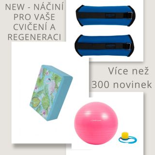 Novinka - více než 300 produktů pro vaše cvičení a regeneraci na jednom místě. Náčiní, pomůcky a doplňky pro cvičení,...